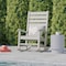 Flash Furniture White All-Weather Classic Outdoor Rocking Chair LE-HMP-2002-110-WT-GG - alternate 5